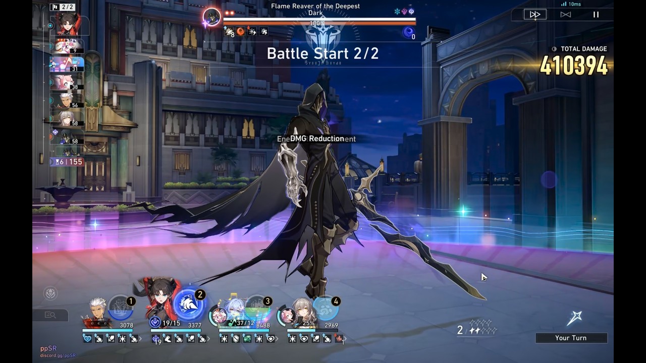 (V5) E0S0 Archer x Robin SP 3 cost 0-cycle Flame Reaver Knight 3 AA 4.5 | HSR
