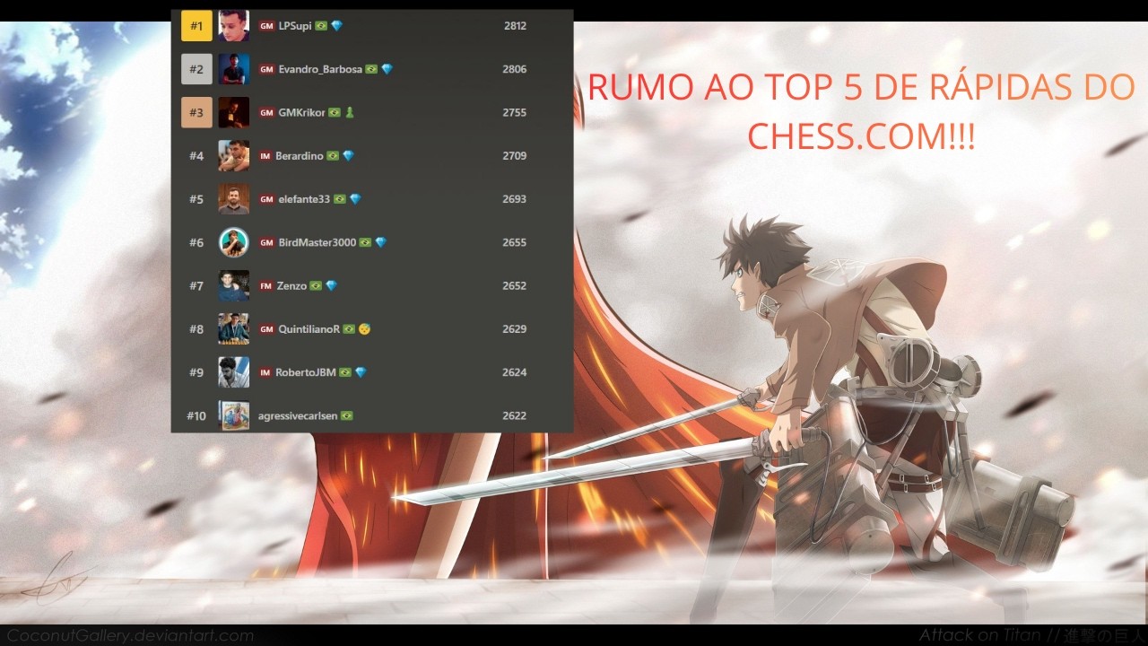TENTANDO ALCANÇAR O TOP 5 DE RÁPIDAS DO BRASIL!!!