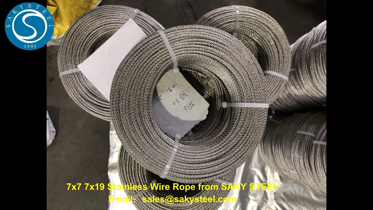 Stainless Steel Wire Rope / Cables Produce Manufacture