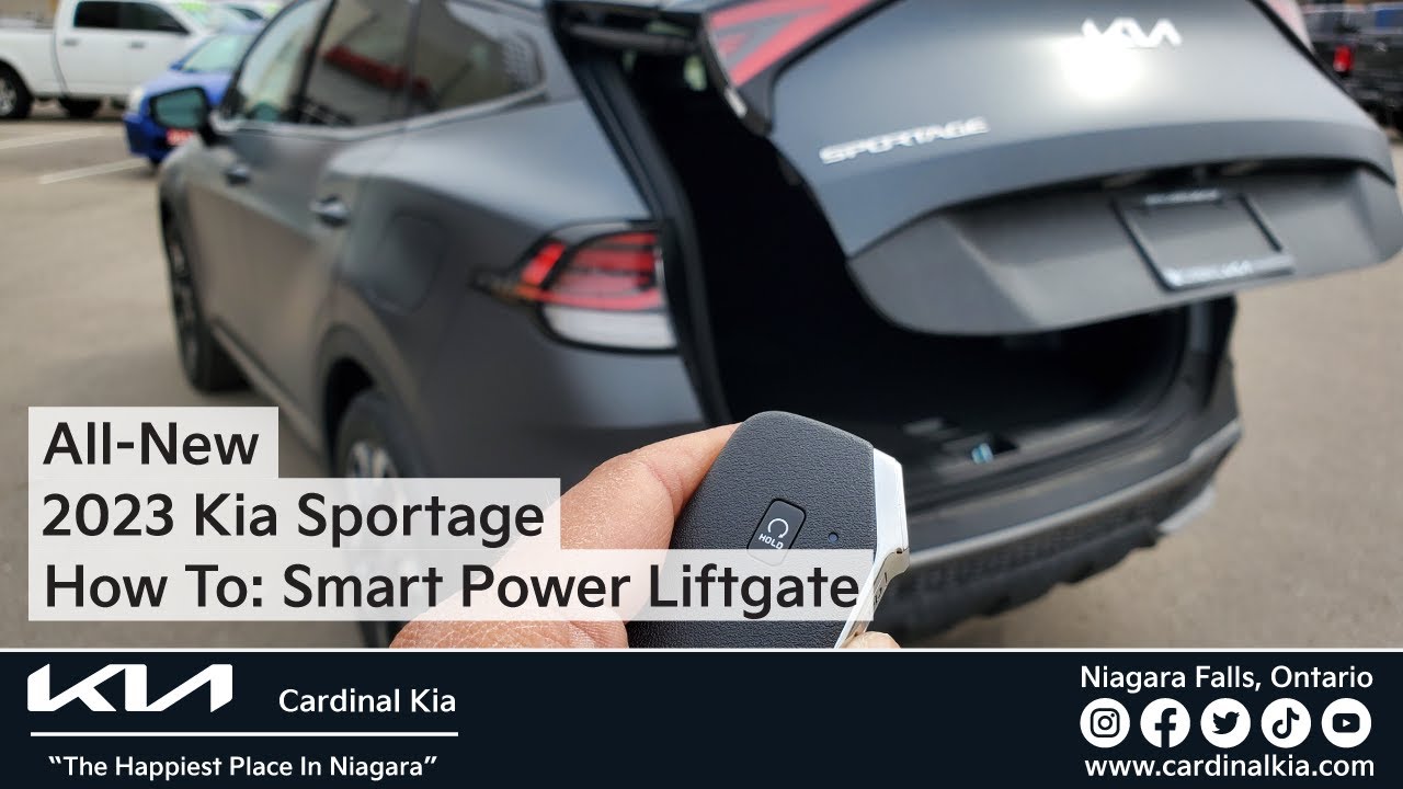 Абсолютно новый Kia Sportage 2023 года | Как пользоваться умной подъемной дверью с электроприводом!