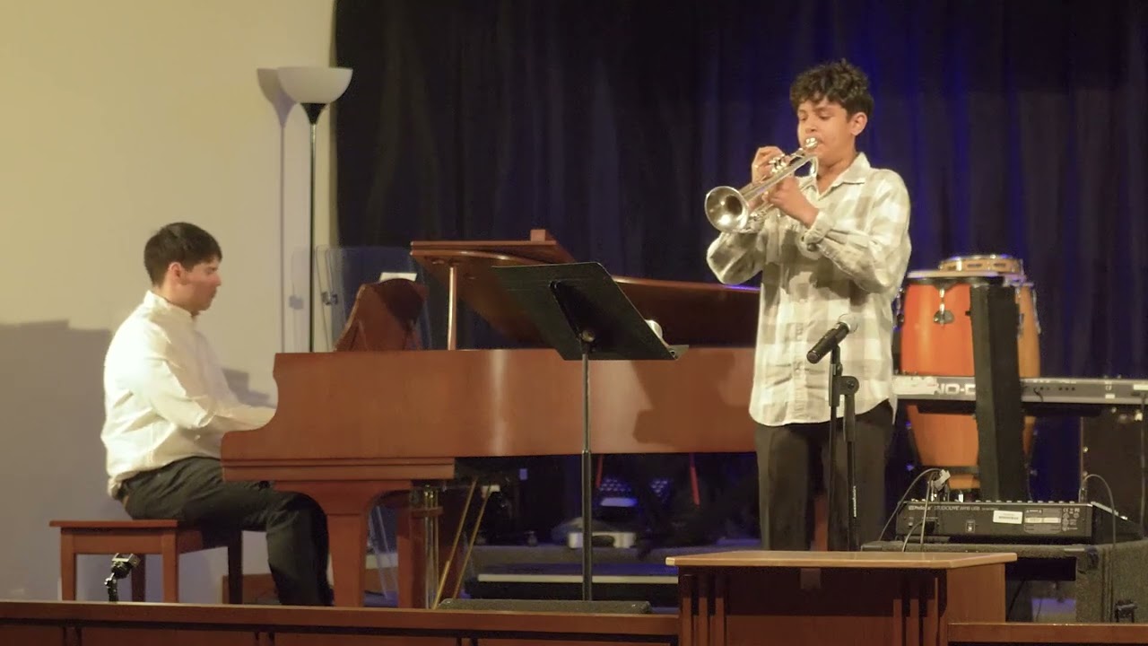 Reyansh Shah performs at PCM's Exceptional Performers Showcase