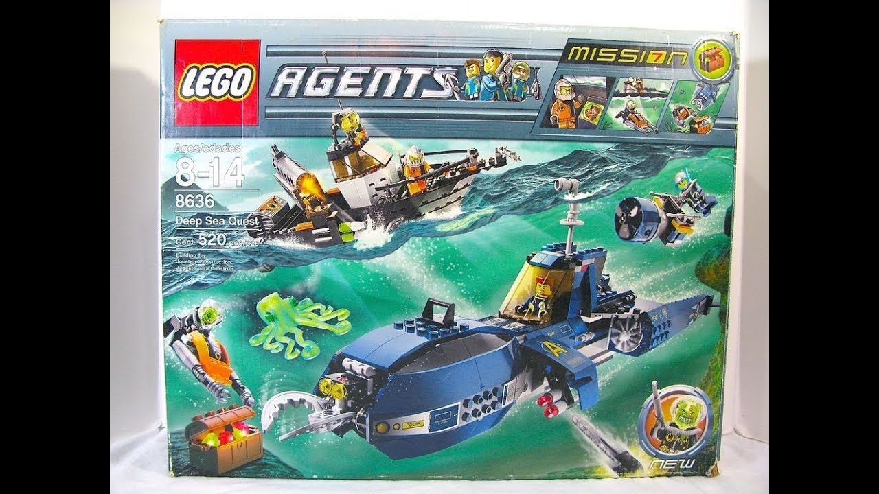 Lego Agents review set 8636 Deep Sea Quest from 2008
