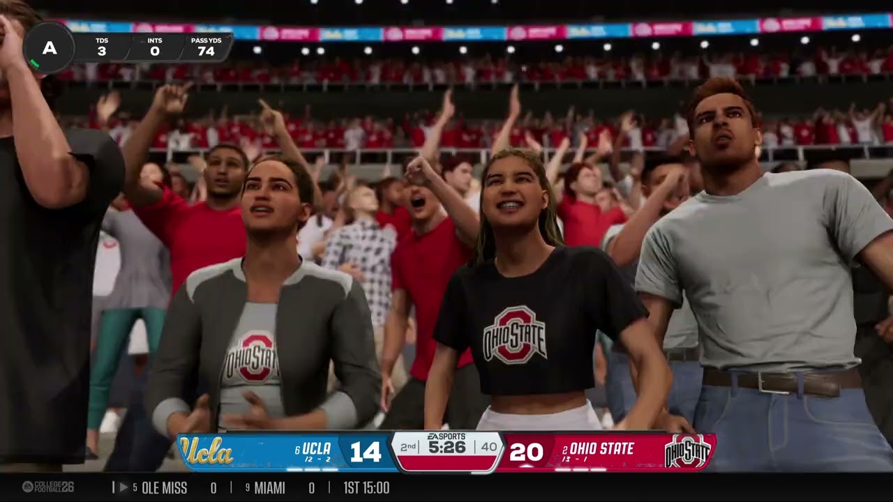 EA SPORTS College Football 26! RTG! CFP Semis 9tds!
