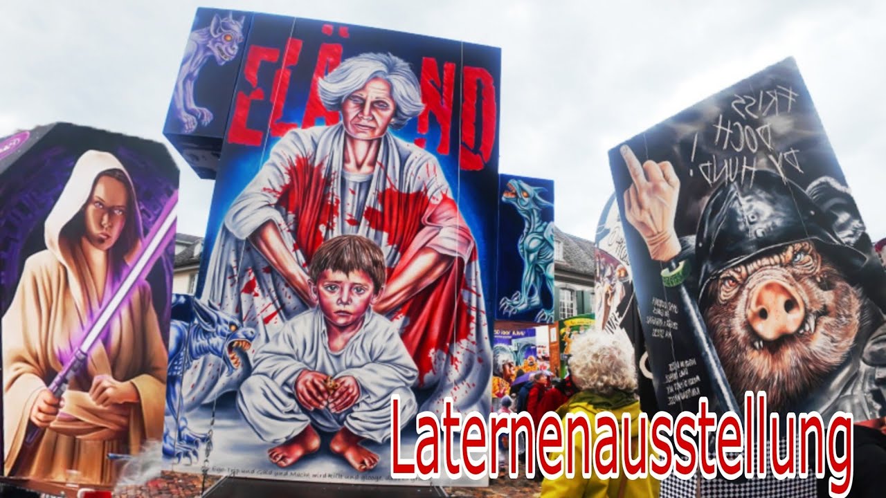 🇨🇭Basler Fasnacht 2025–Magische Laternen Ausstellung Basel Fasnacht–Die beeindruckende Laternenkunst