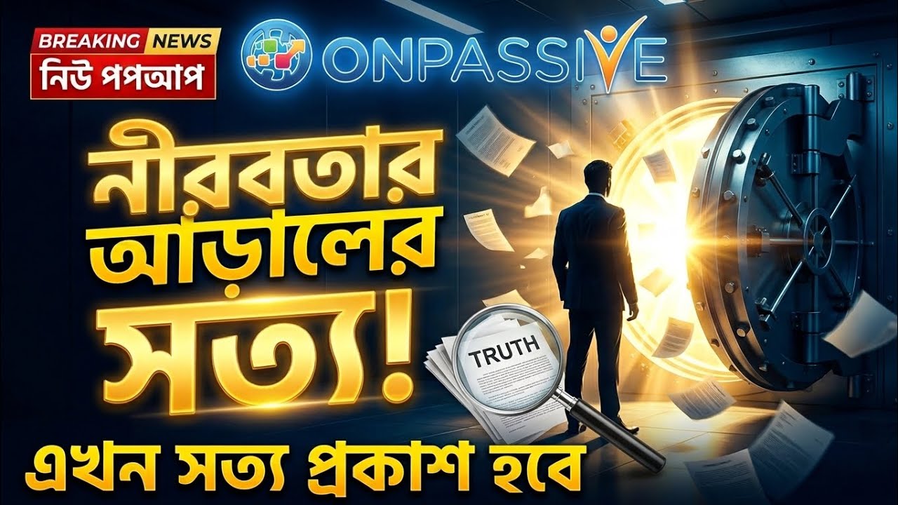 ONPASSIVE-এর নীরবতার আড়ালের সত্য | গুরুত্বপূর্ণ পয়েন্ট সহজ ব্যাখ্যা | Truth Behind The Silence