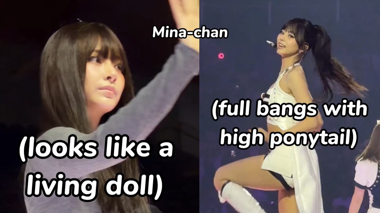 tzuyu being *confused* as mina as she went “full bangs” this time…