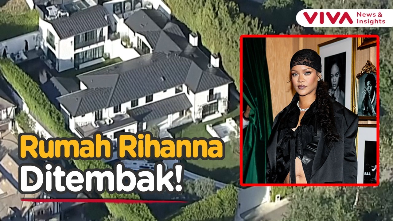 Mencekam! Rumah Rihanna Ditembaki, Polisi Tangkap Wanita 30 Tahun