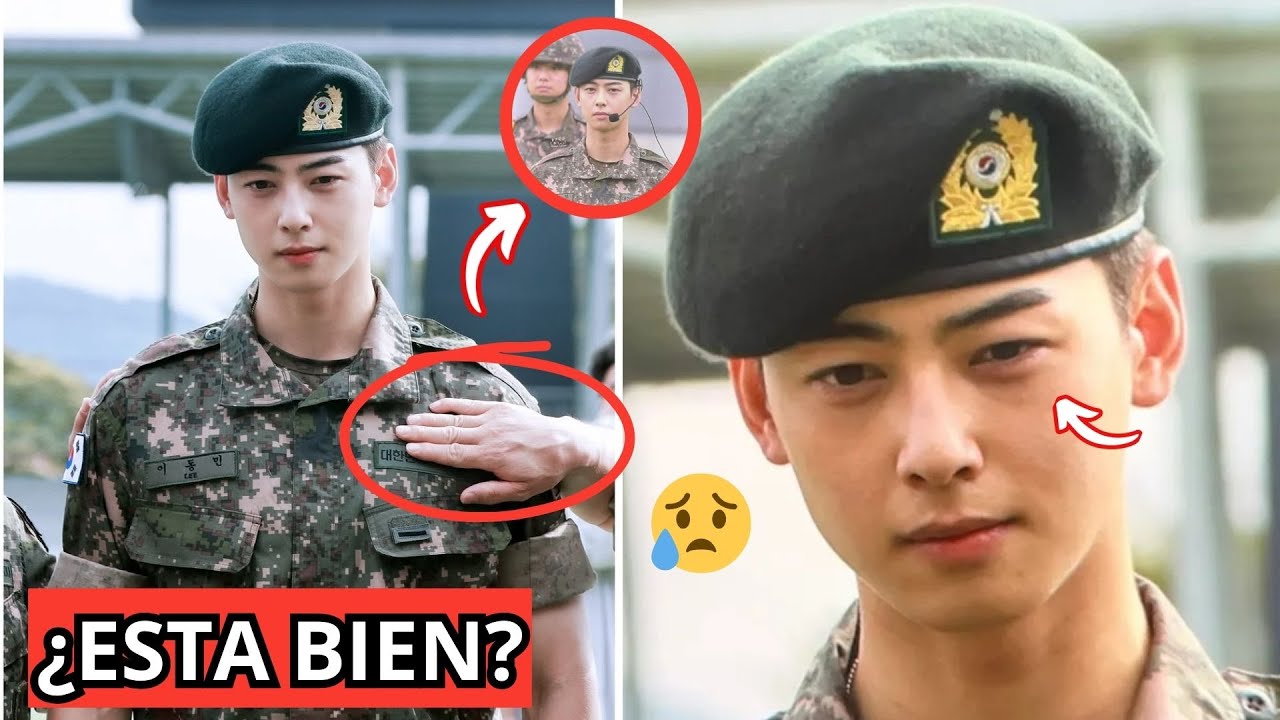 ¿QUE  PASA CON CHA EUN WOO? FANS PREOCUPADOS EN CEREMONIA DE GRADUACIÓN DE ENTRENAMIENTO MILITAR