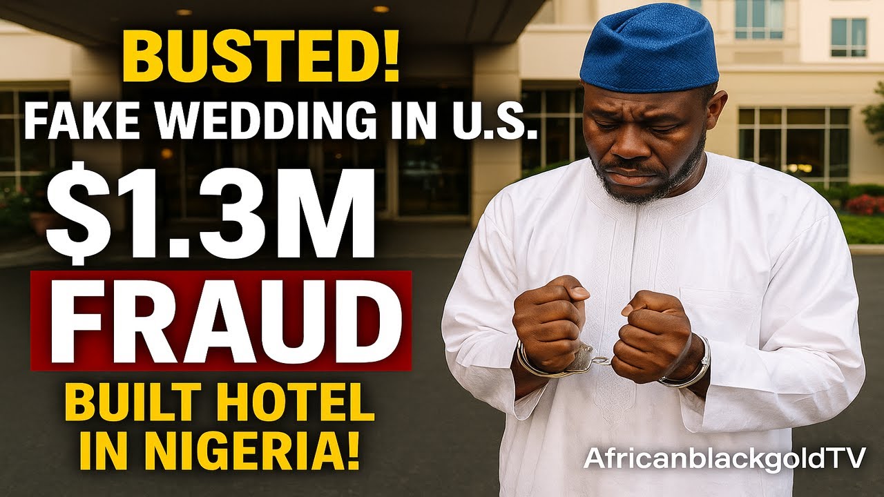 Busted! Nigerian Man Used Fake Wedding to Scam U.S. for $1 3M