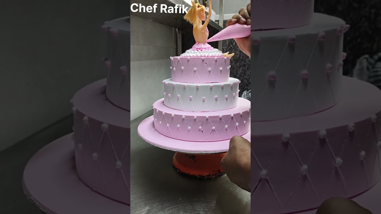 Doll cake design #cake 