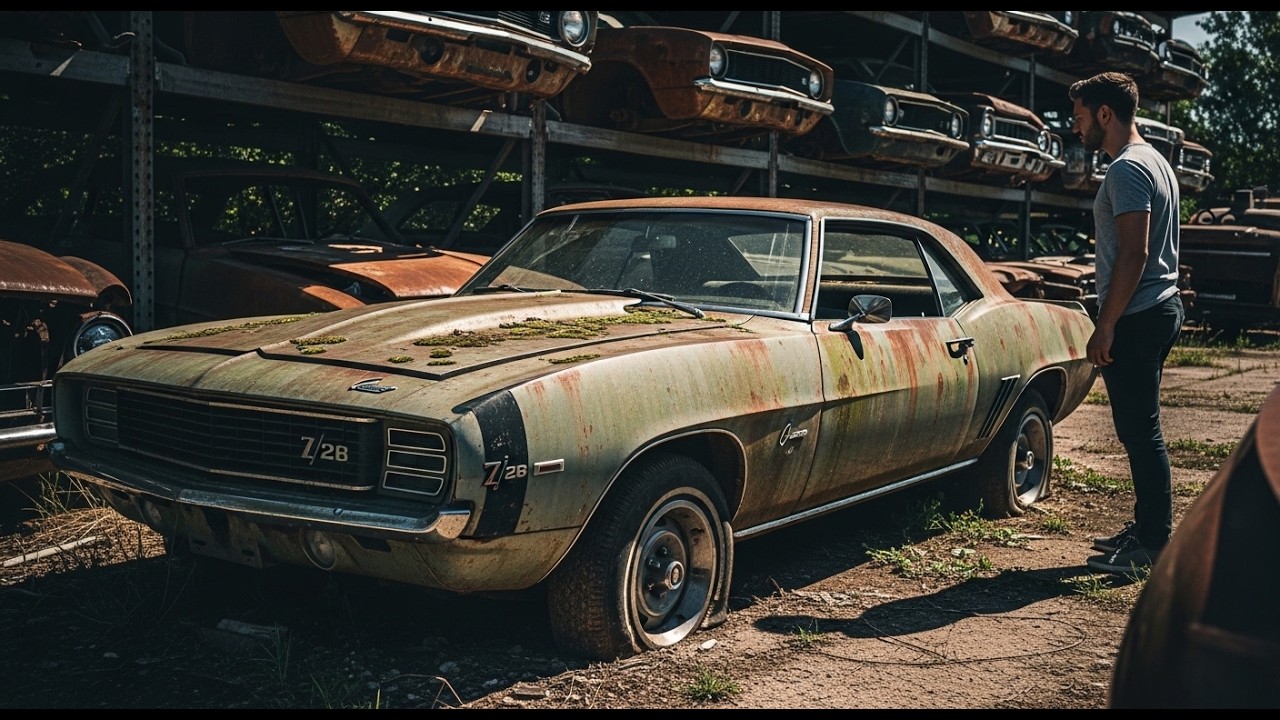 Abandoned 1969 Camaro Z/28 Restoration – From Rust to Showroom (Satisfying ASMR)