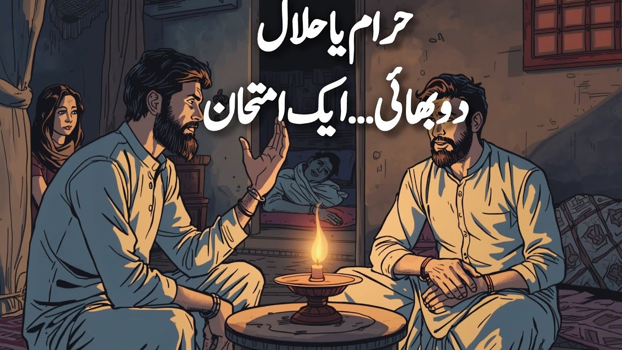 Do Bhaiyon Ki Imaan Ki Imtihan | Halal Ya Haram | Moral Story Hindi In Urdu|