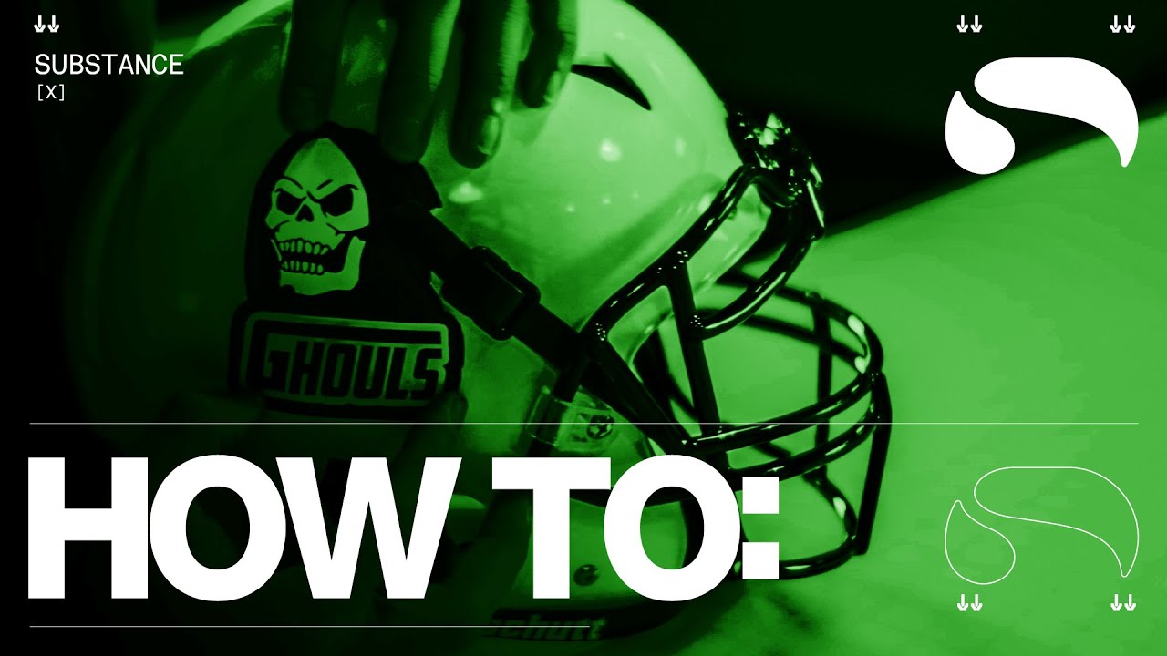 How to Make and Apply Football Helmet Decals