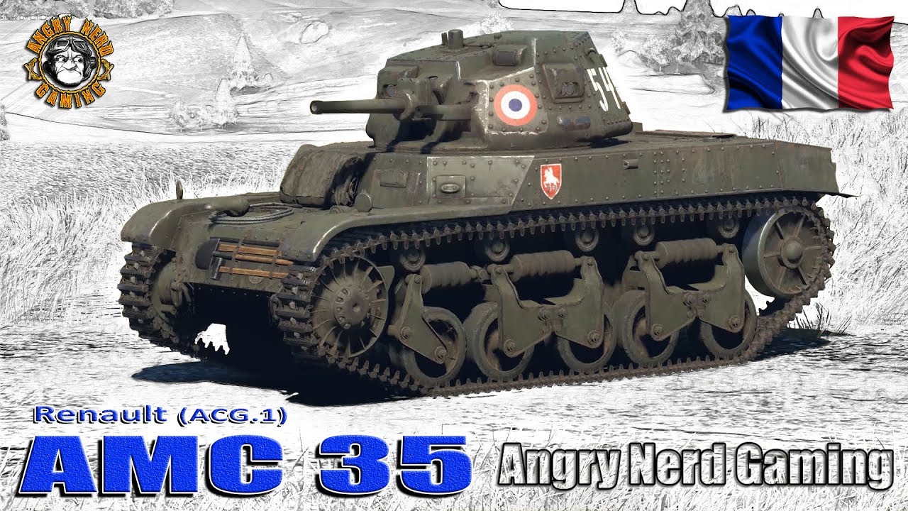 War Thunder: AMC.35 (ACG.1), French, Tier-1, Light Tank