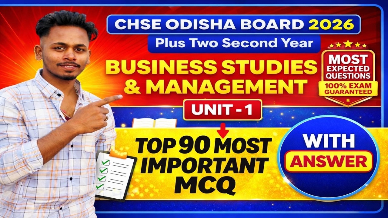 I BSM Unit 1 Mcq | BSM Unit 1 Mcq Questions | Business Studies And Management Unit 1 Mcq Questions |