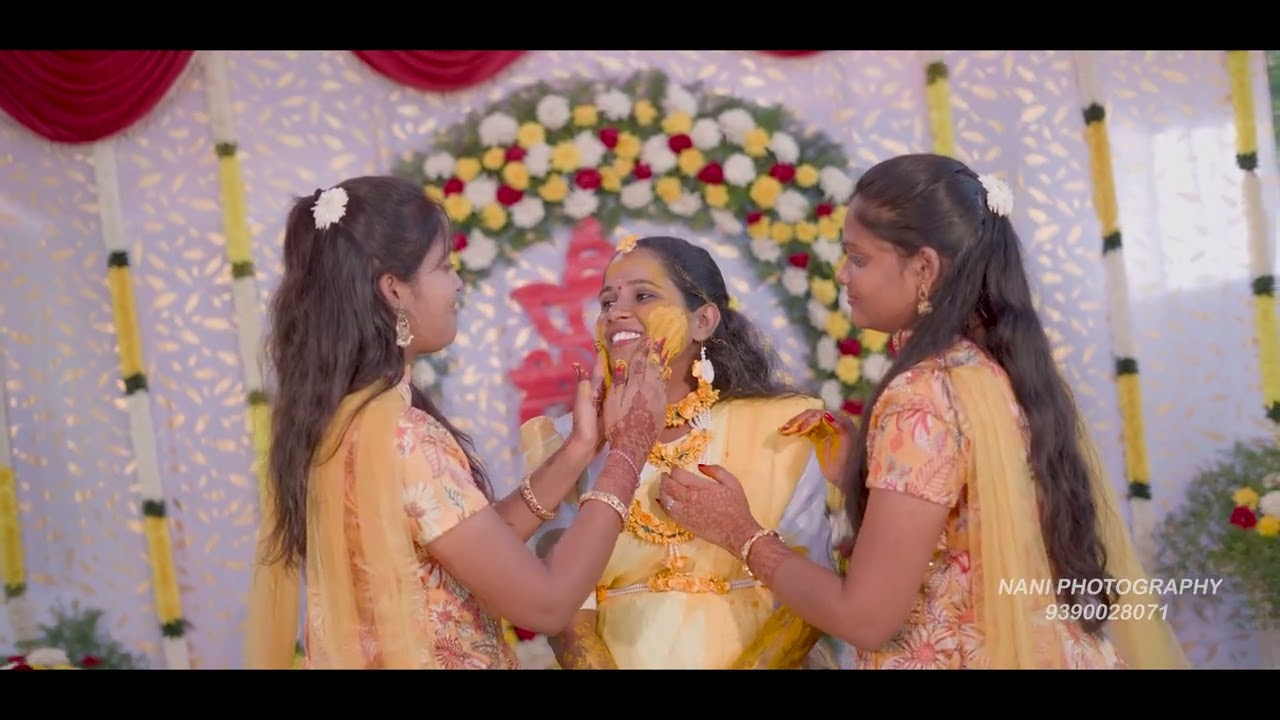 TEJASRI Haldi Ceremony //4k Hd//Nani photography//Cell :9390028071