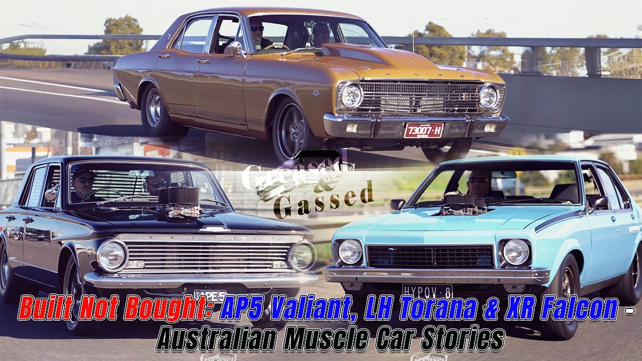 Построено, а не куплено: AP5 Valiant, LH Torana и XR Falcon — истории австралийских маслкаров
