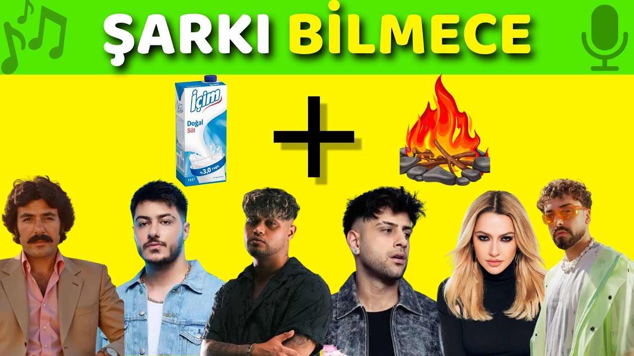 EMOJİLERDEN ŞARKIYI BULABİLİR MİSİN? 🎸🤔