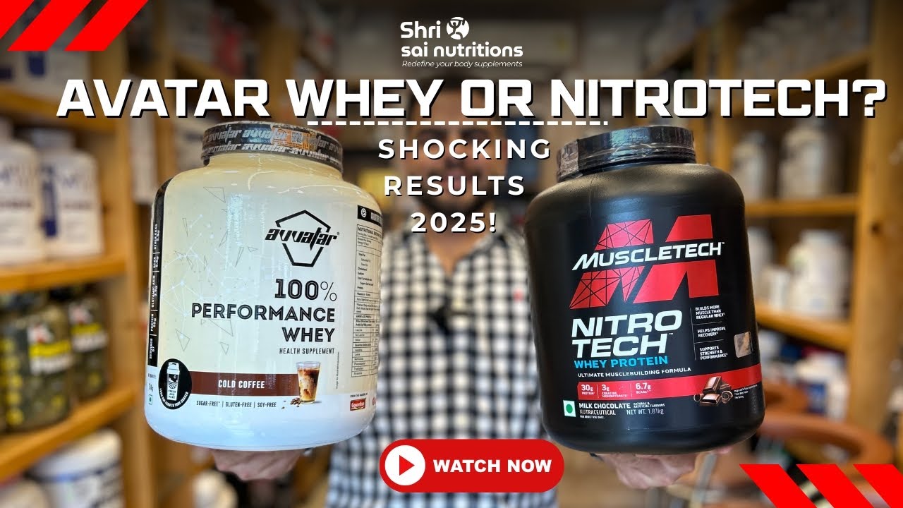 Avvatar 100% Performance Whey Vs Nitrotech Whey Protein | Konsa Rahega Better? Jaaniye is video main