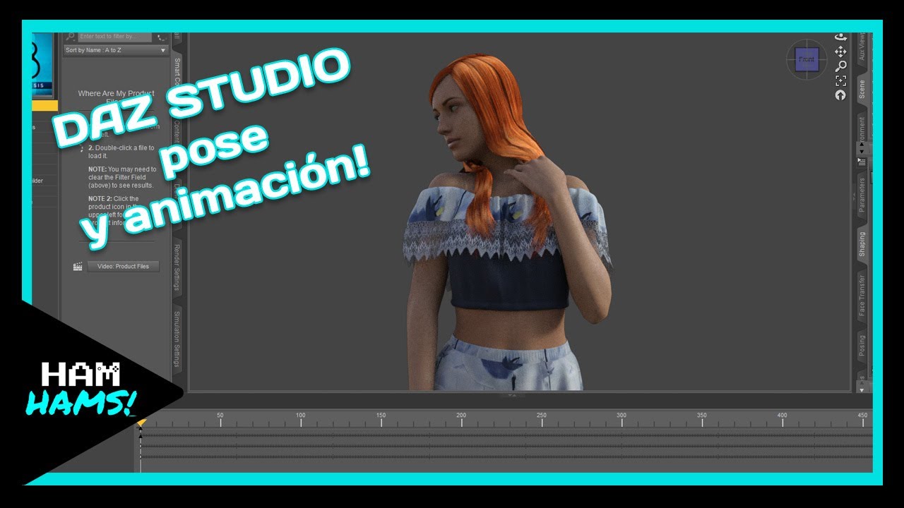 💯😎 DAZ Studio en español Pose y animación de forma fácil ✍💯