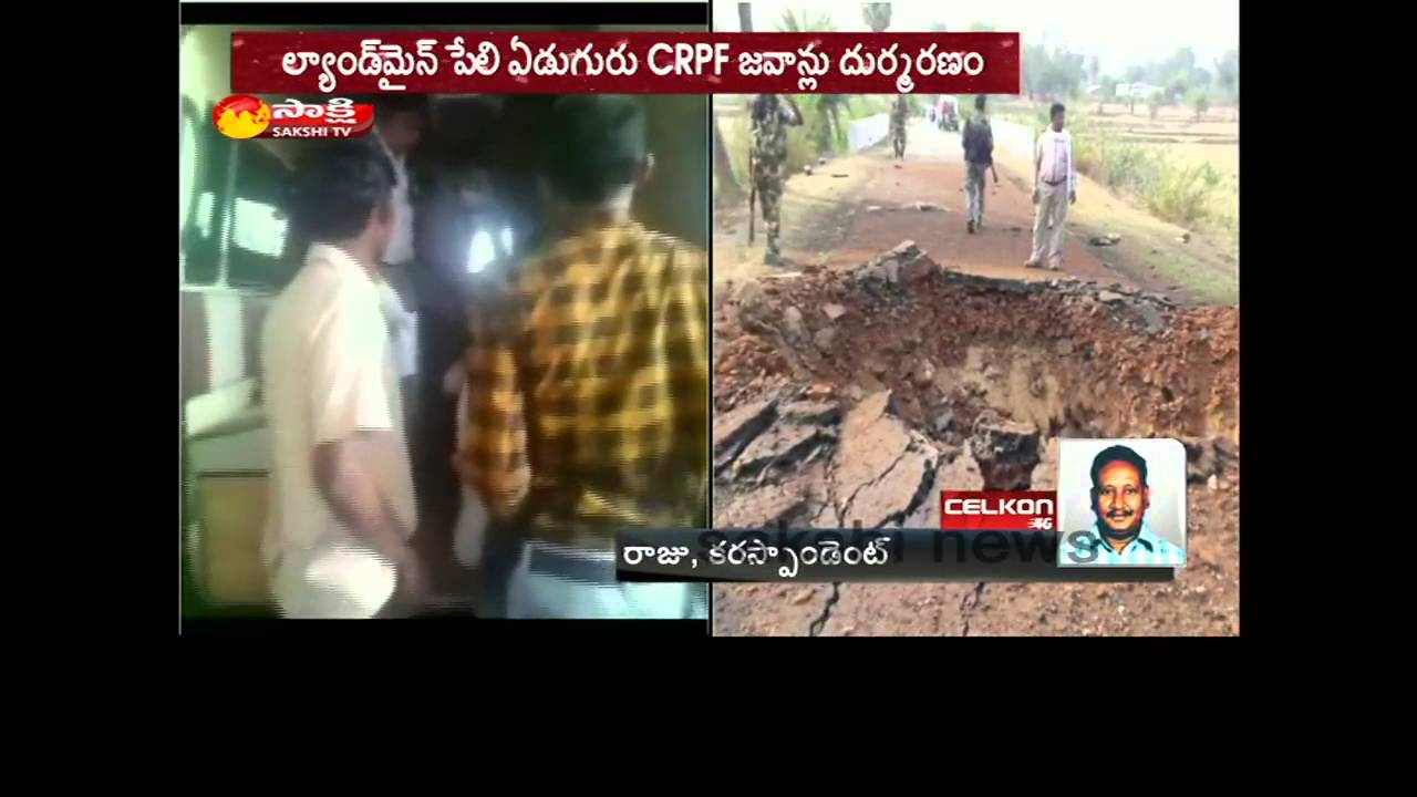 dunthewada: 7 CRPF men killed in encounter with Maoists