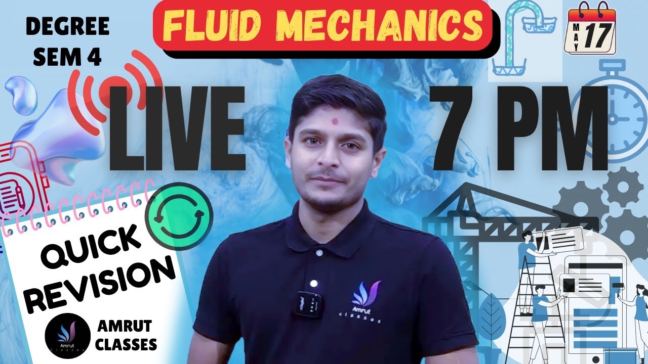 FM  Revision | Degree Sem 4 | GTU  Summer 2025 Exam | Fluid Mechanics