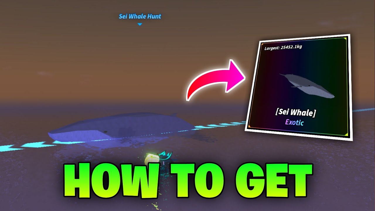 How to Catch & Spawn New Sei Whale Hunt in Fisch
