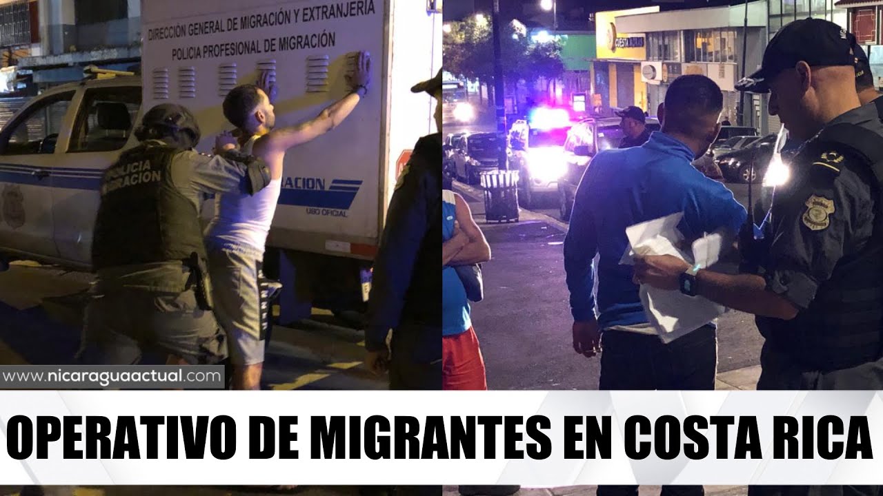 Policía Profesional de Migración de Costa Rica detiene en un operativo a 19 venezolanos