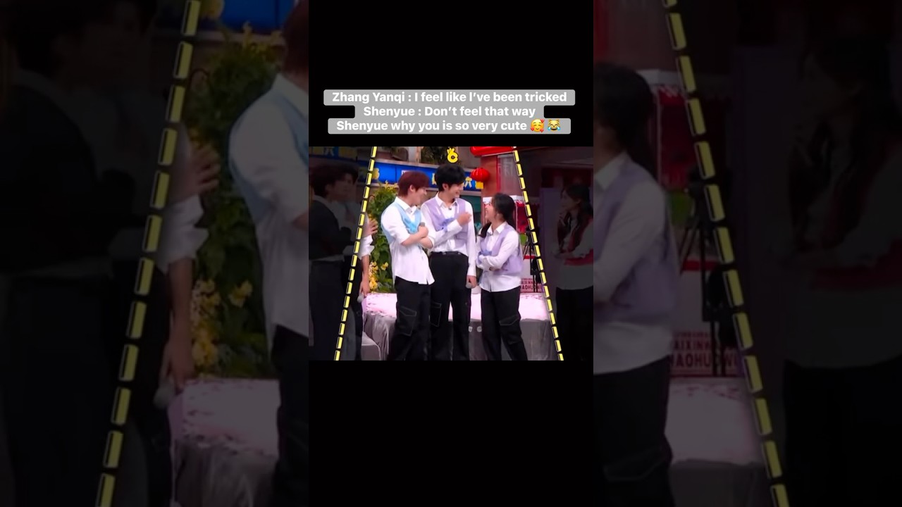 I feel I pity Yanqi  why I can&rsquo;t stop laughing 🤣😹  #ShenYue  #ZhangYanQi #hellosaturday #shorts