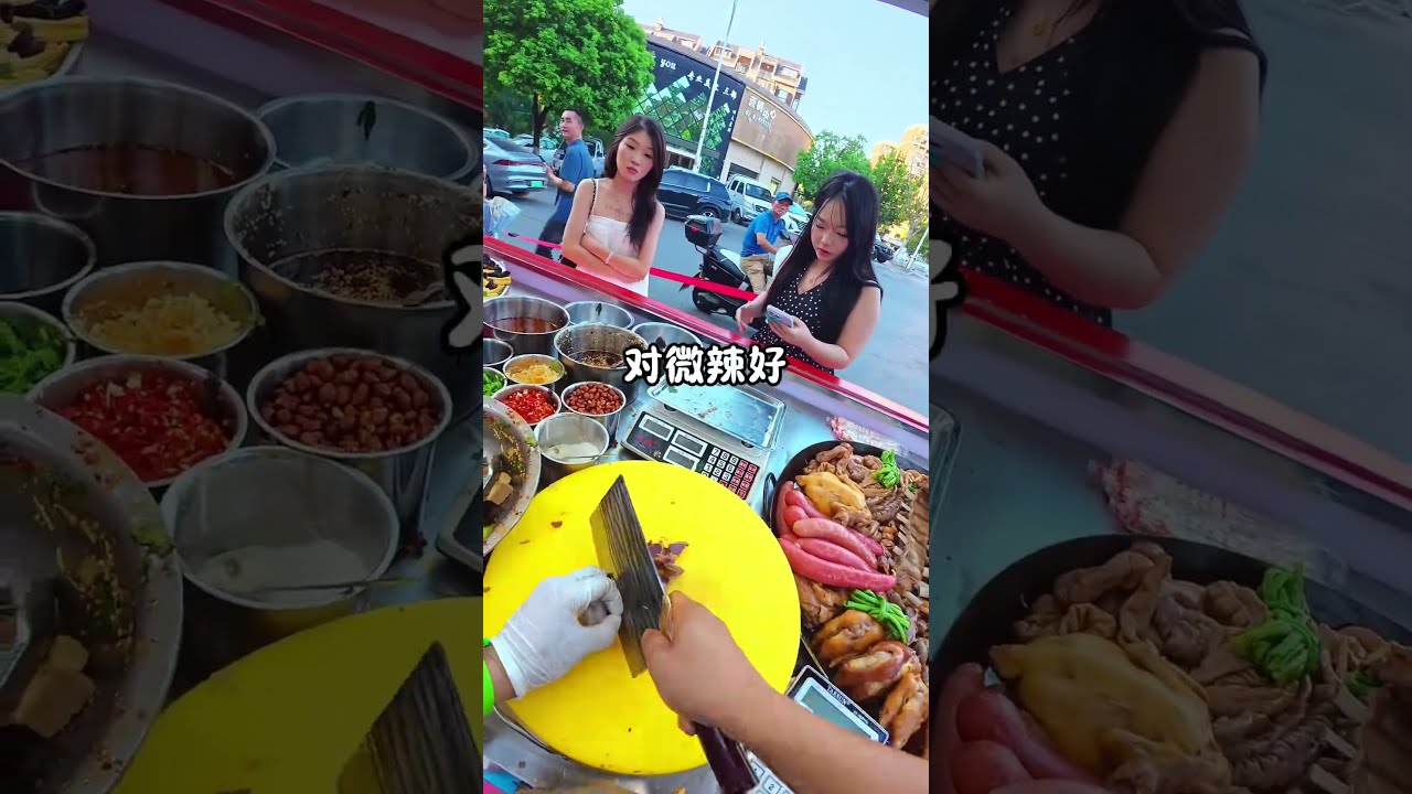 沉浸式带你体验我在江西景德镇卖大锅卤菜的快乐#景德镇美食 #胡师父大锅卤菜 #卤味熟食