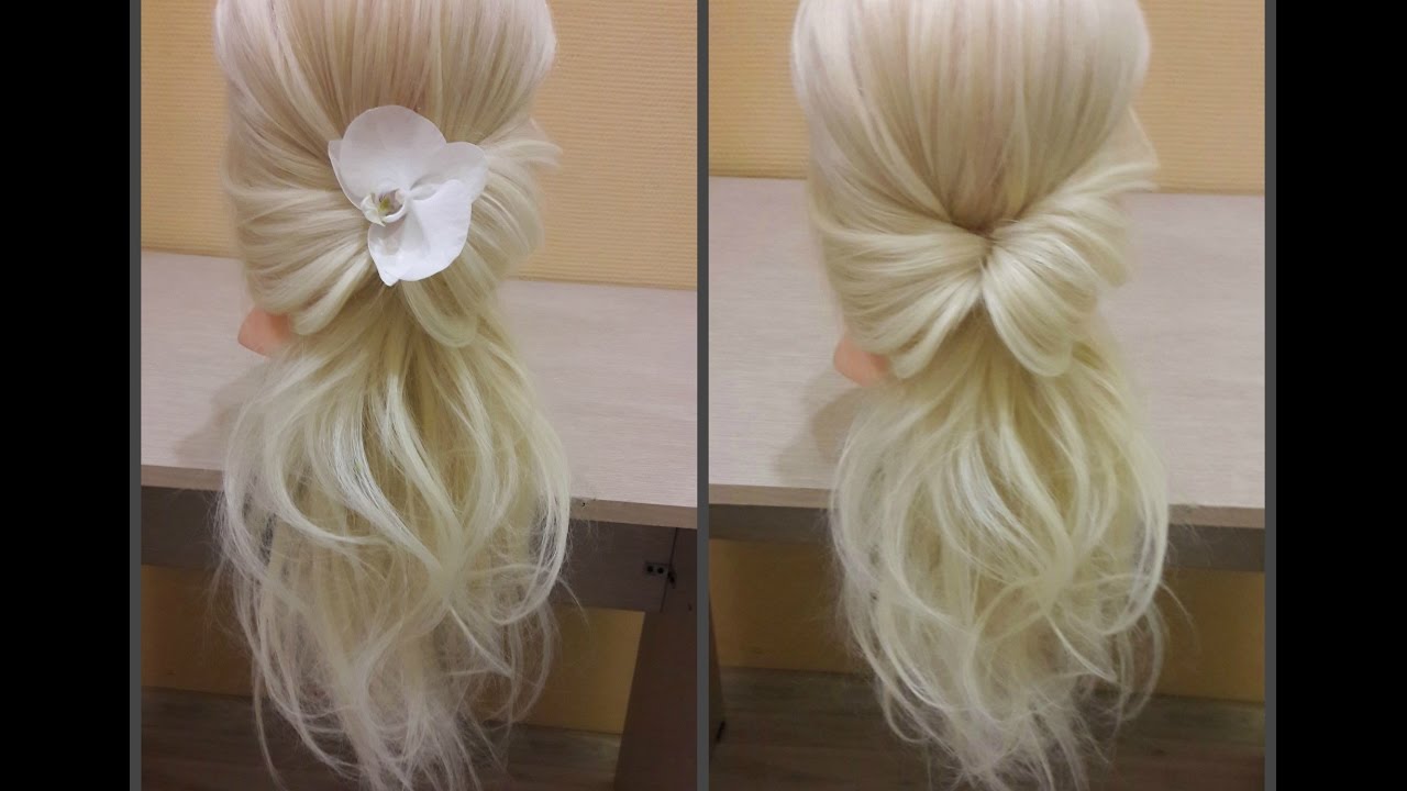 Прическа за 2 минуты. Красиво и быстро))  Hairstyle for 2 minutes. Beautifully and quickly))