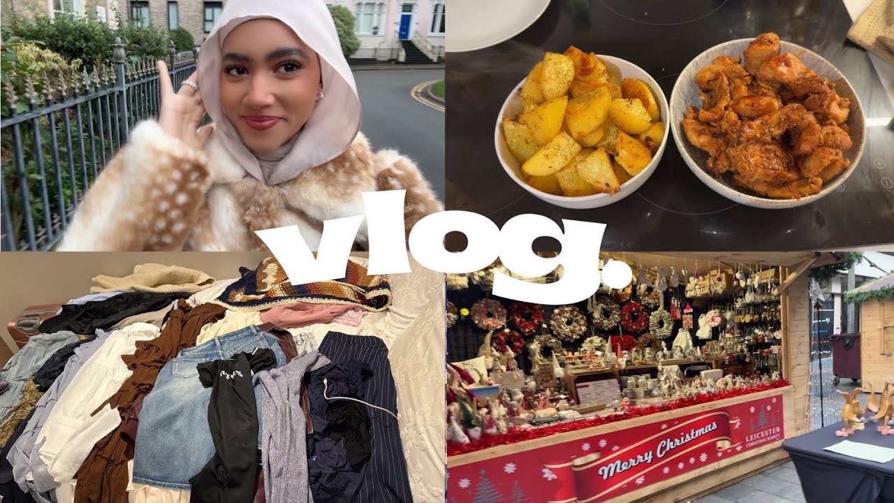 VLOG | uni, christmas markets, cooking & packing 