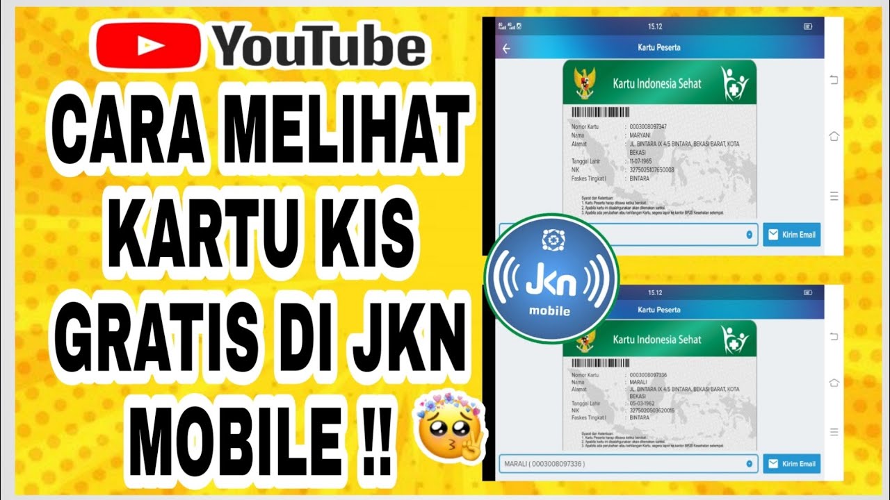 CARA CEK KIS GRATIS DARI PEMERINTAH ONLINE DI JKN MOBILE