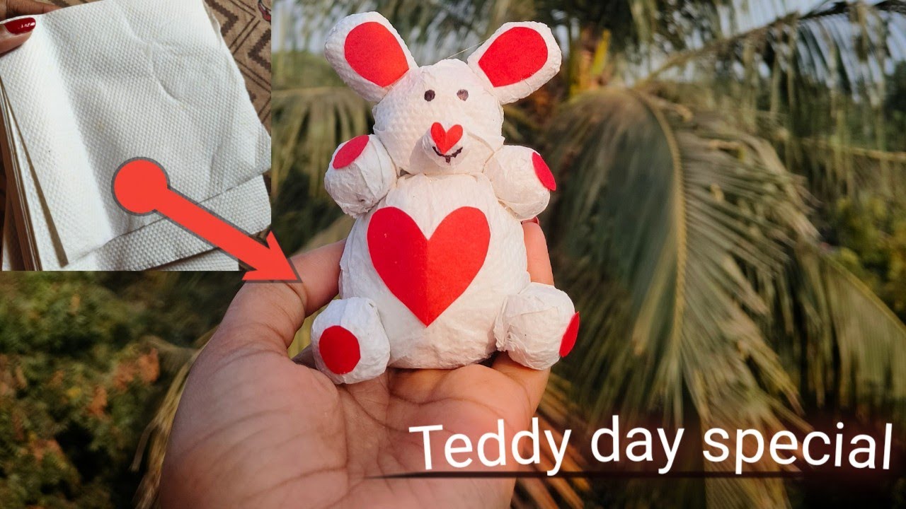 How to make handmade teddy for ur bf or husband || Teddy day special gift ideas|| happy teddy day 