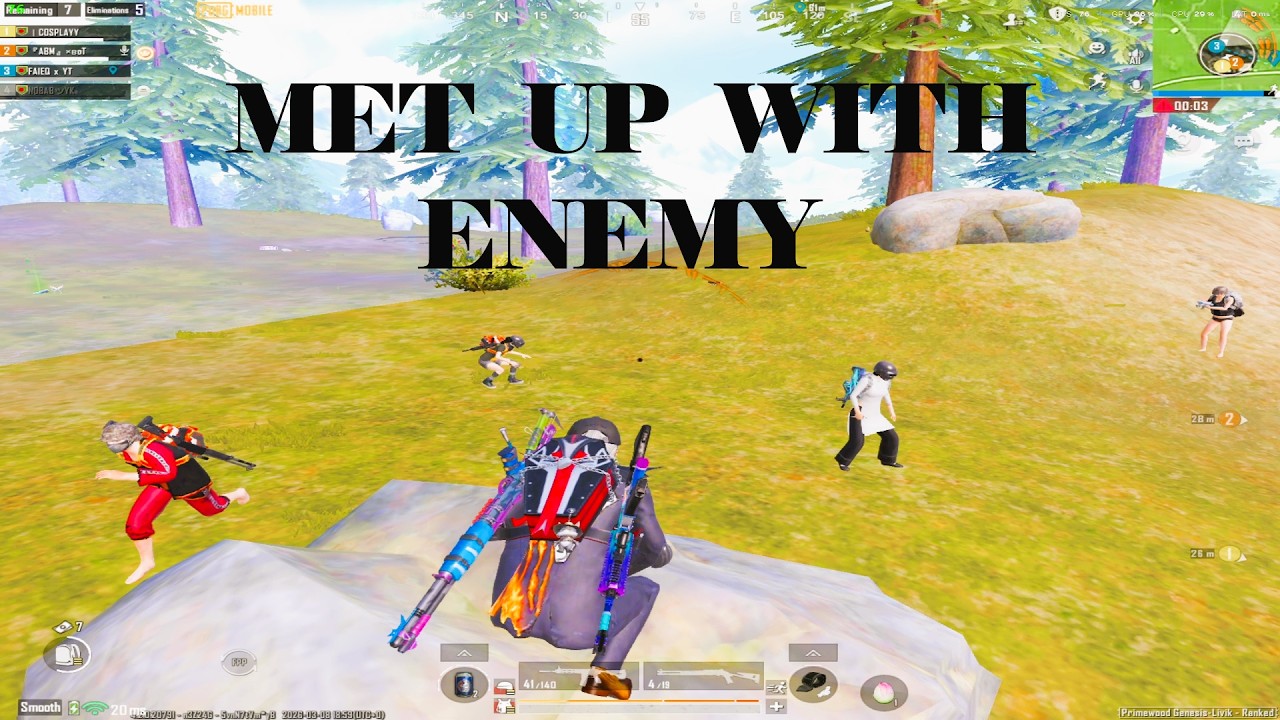 Met up with enemy squad #pubgmobile #pubg #trending #bgmi