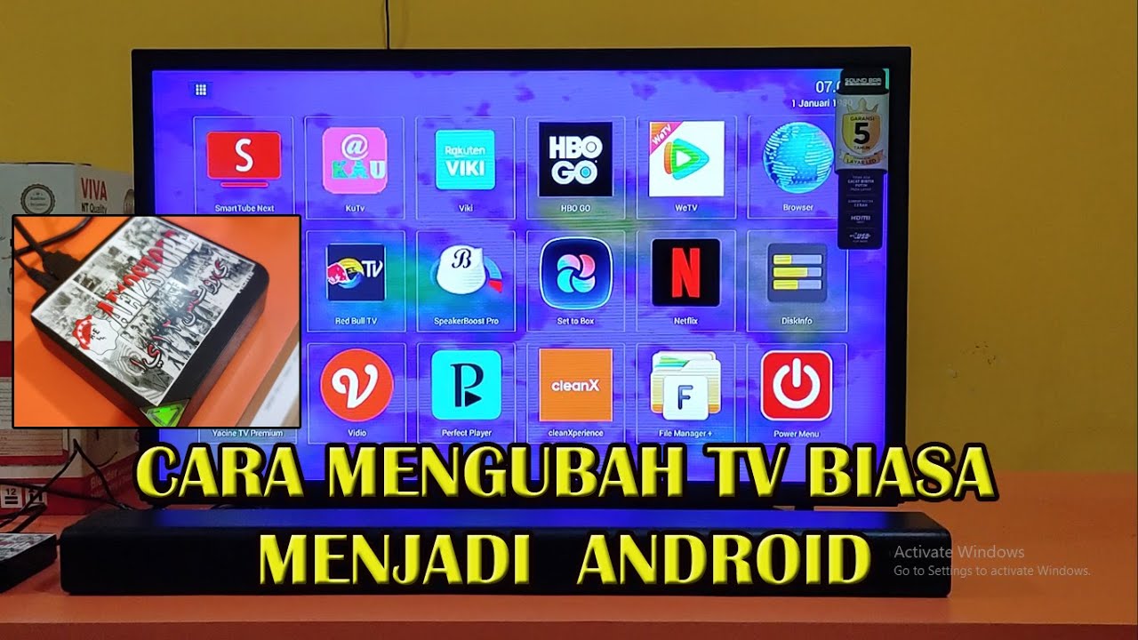 Cara Mengubah TV LED Biasa Menjadi Smart Android TV Supaya Bisa Nonton Youtube