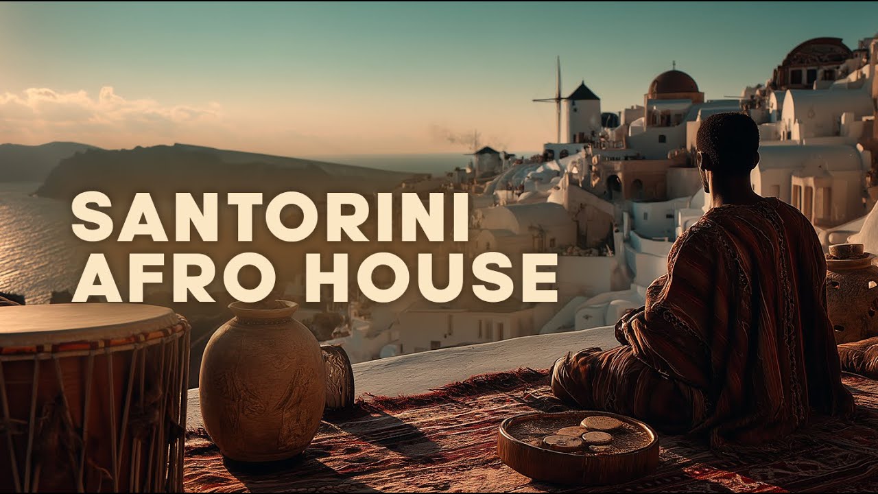 Afro House Sunset Mix 2026 · Santorini Greek Island Ritual 🪬 Golden Hour Journey
