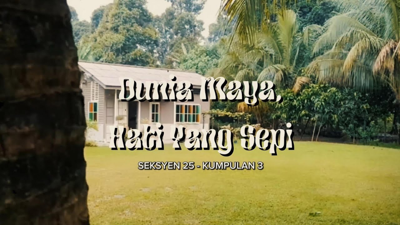 MPU2183 - PENGHAYATAN ETIKA DAN PERADABAN | Dunia Maya, Hati Yang Sepi | KPTM Ipoh