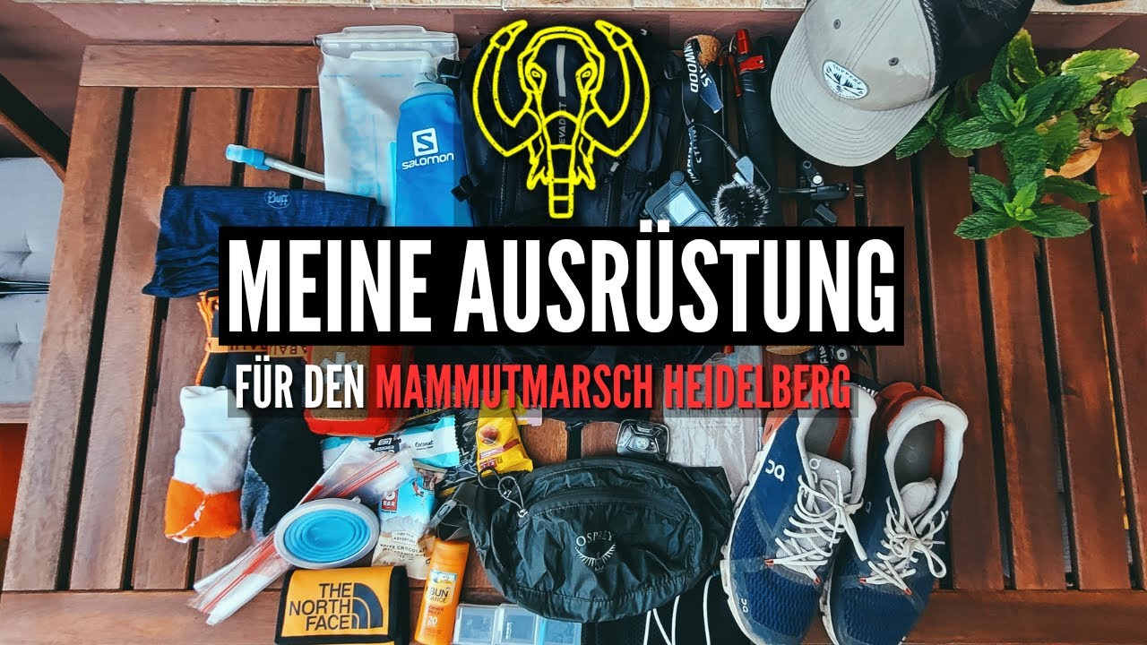 Mammutmarsch Heidelberg Equipment
