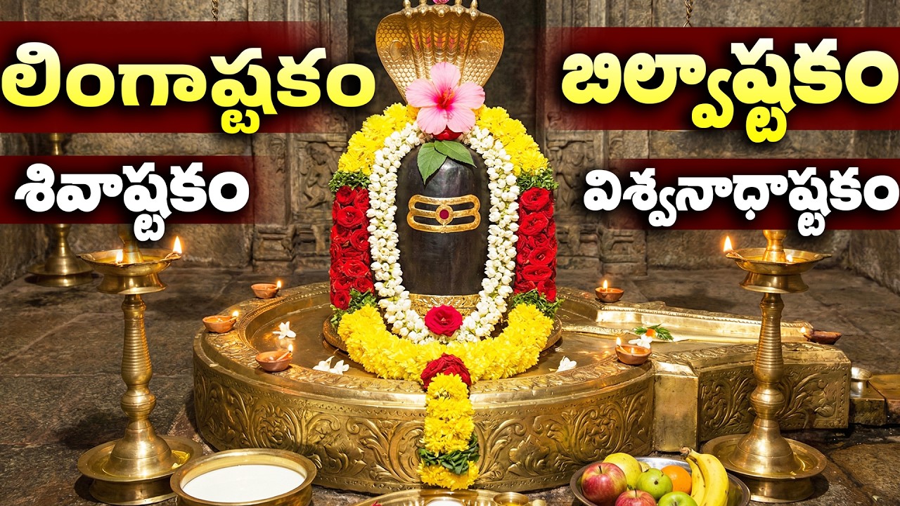 Lingashtakam Telugu | లింగాష్టకం | Lingashtakam Full Song | Shiva Songs Telugu