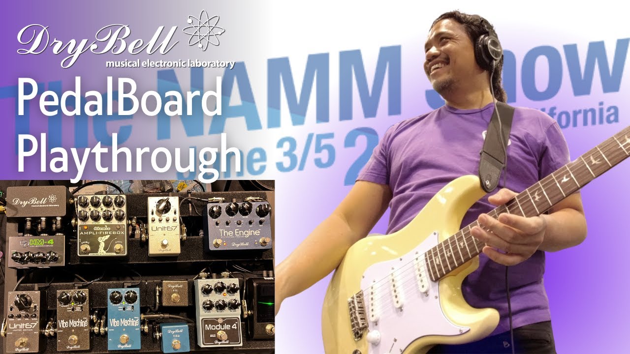 DryBell Pedal Board Playthrough - NAMM 2022