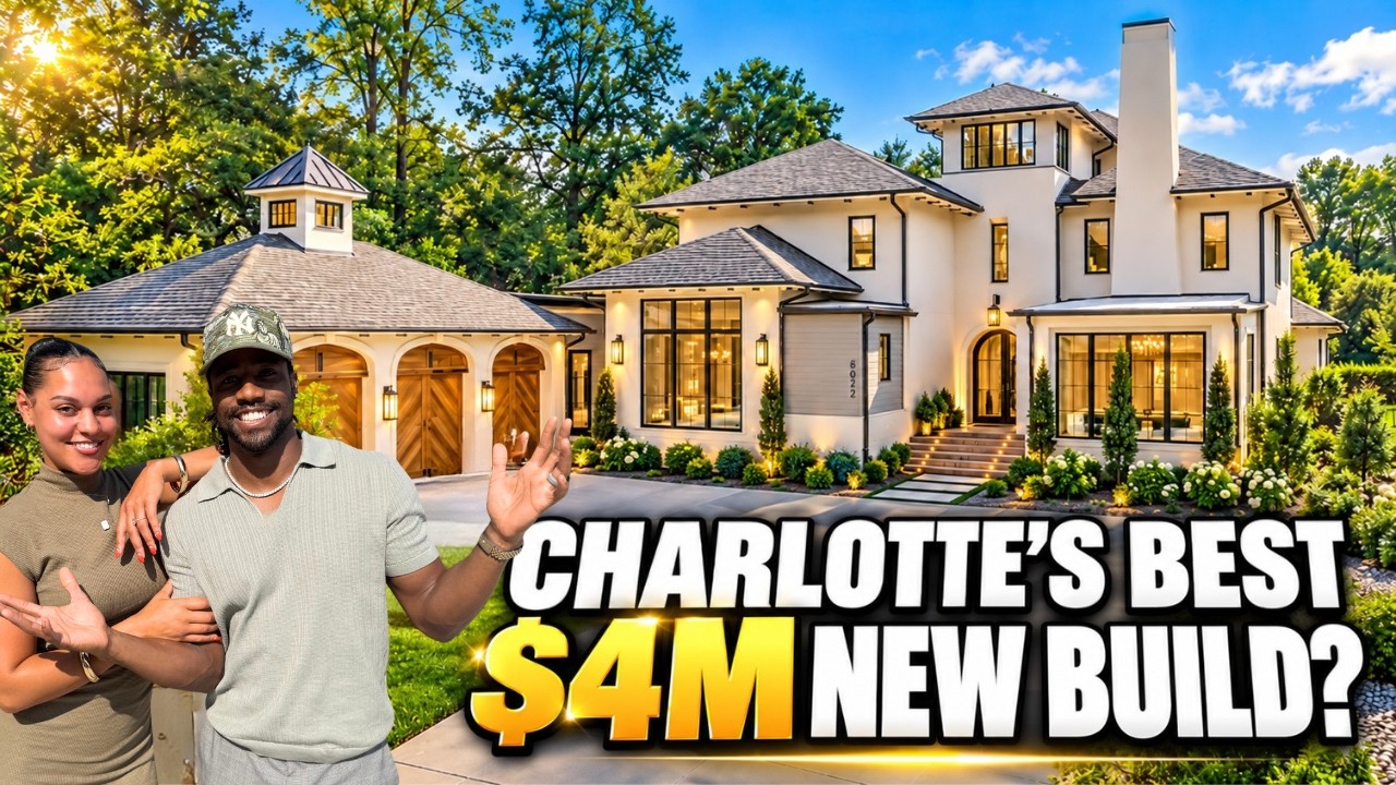 $4M New Build in South Charlotte by GrandFather Homes | Luxury Home Tour