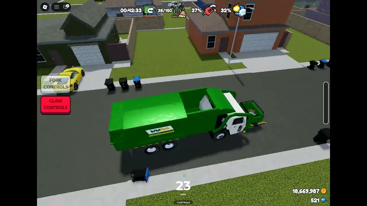 Waste Management Battle Motors Heil Curotto can