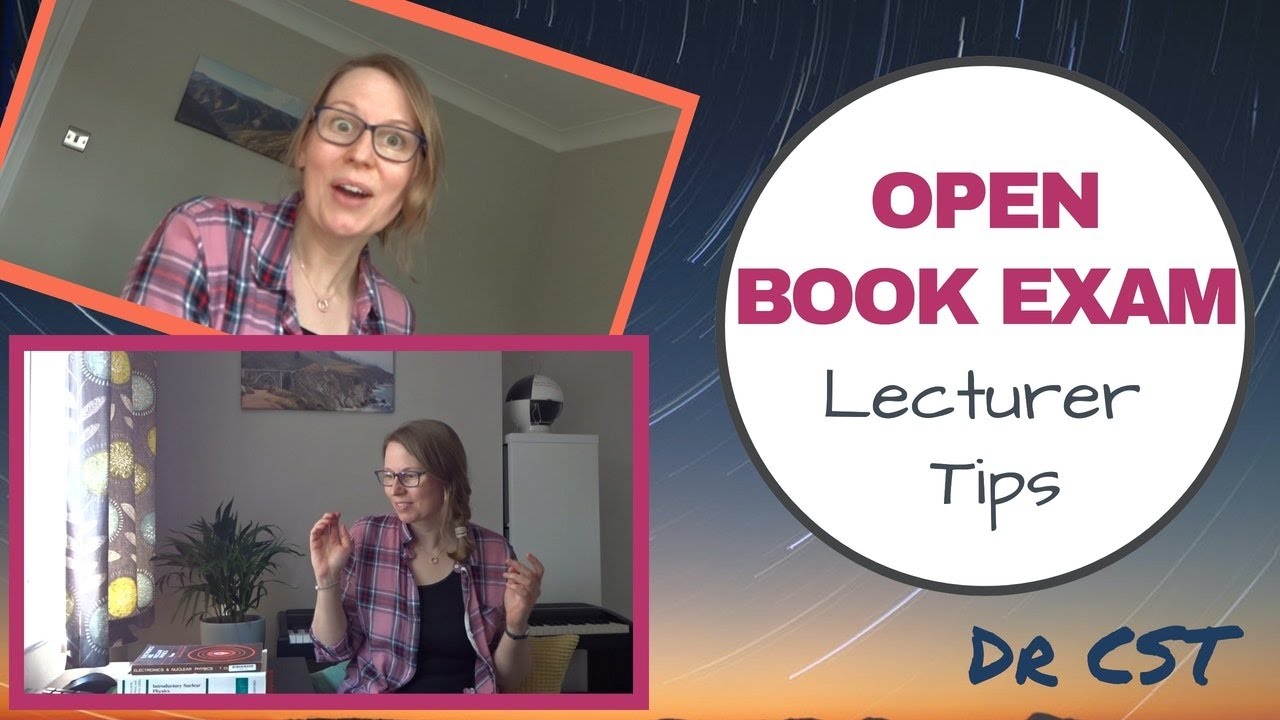 OPEN BOOK EXAM Lecturer Tips!