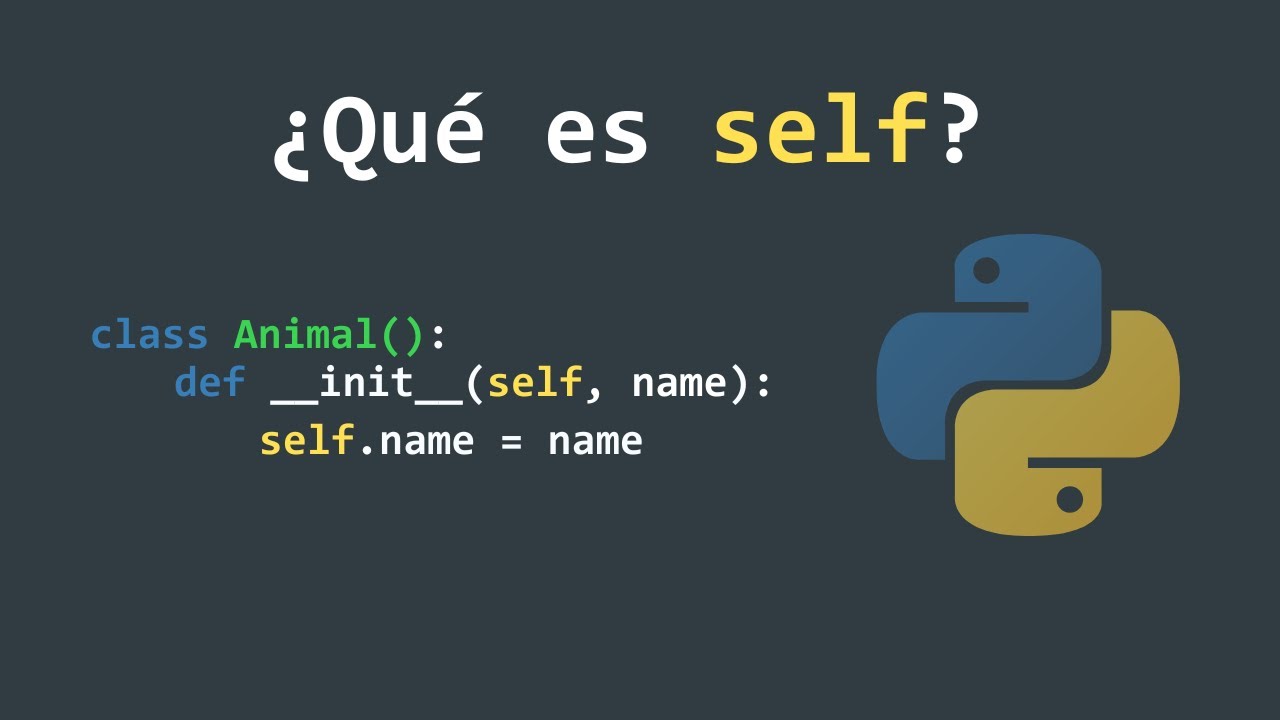 ¿Qué es SELF y para qué sirve? (2024) #python