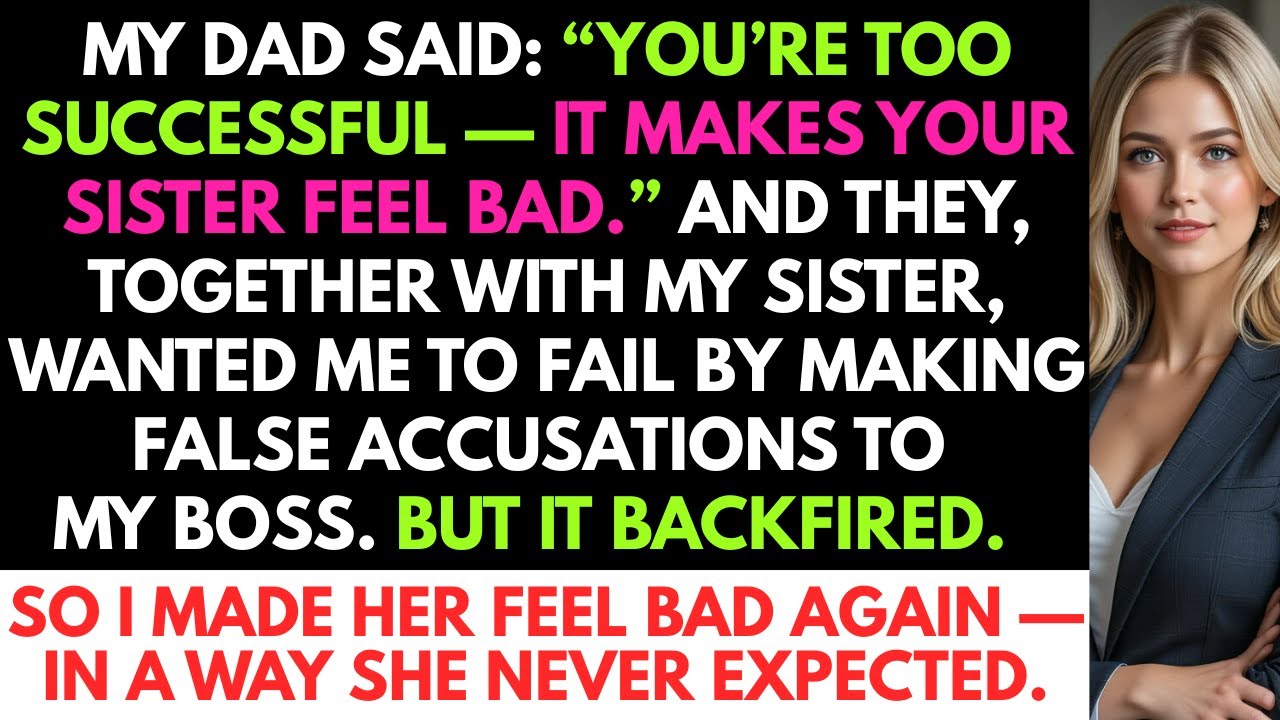My DAD Said: ‘You’re Too Successful — It Makes Your Sister Feel Bad.’ So I Made Her Feel Bad Again.