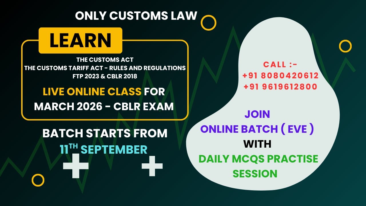 Short with Exhaustive Coverage CBLR Exam Preparation Live Classes for March 2026 Exam