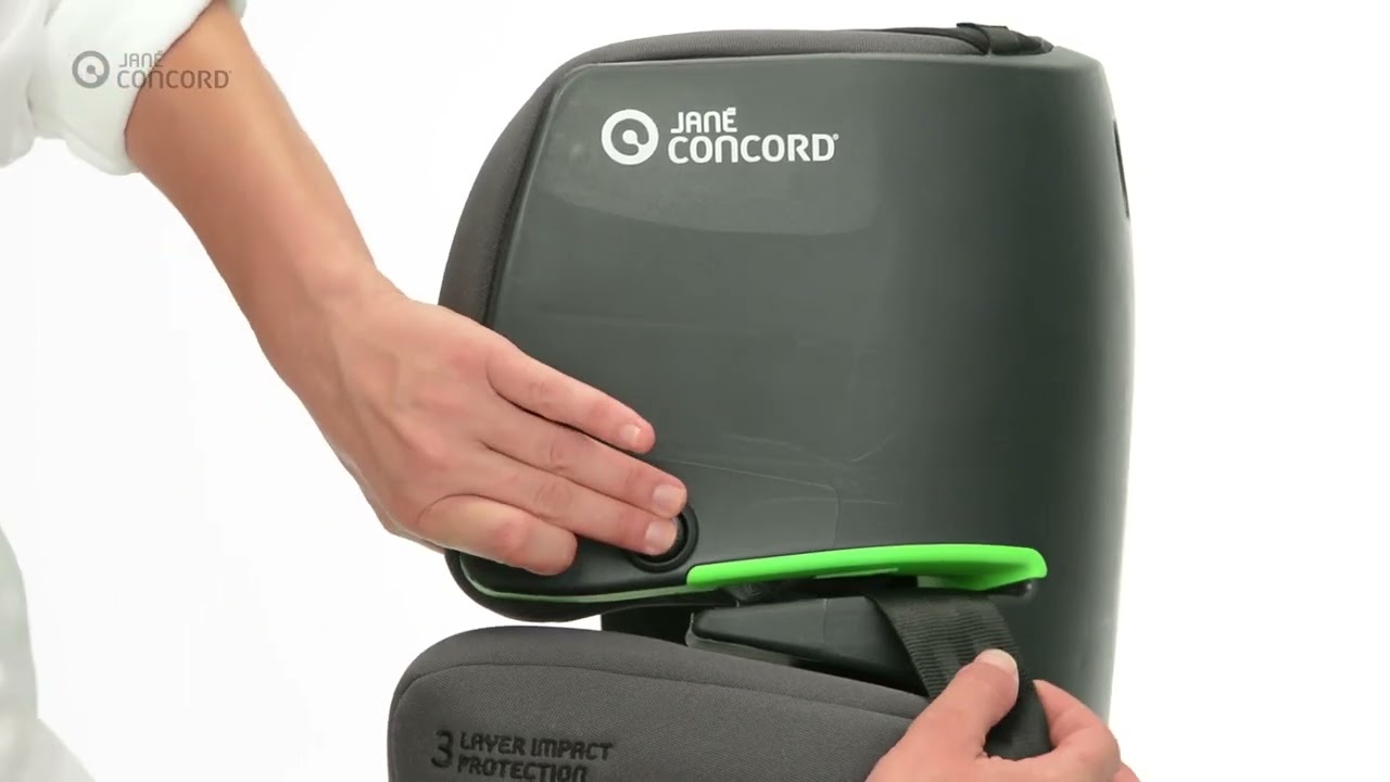 Jané Concord Transformer iPlus | iSize (100 -150 cm) Isofix durch Gasdruckfeder einstellbar