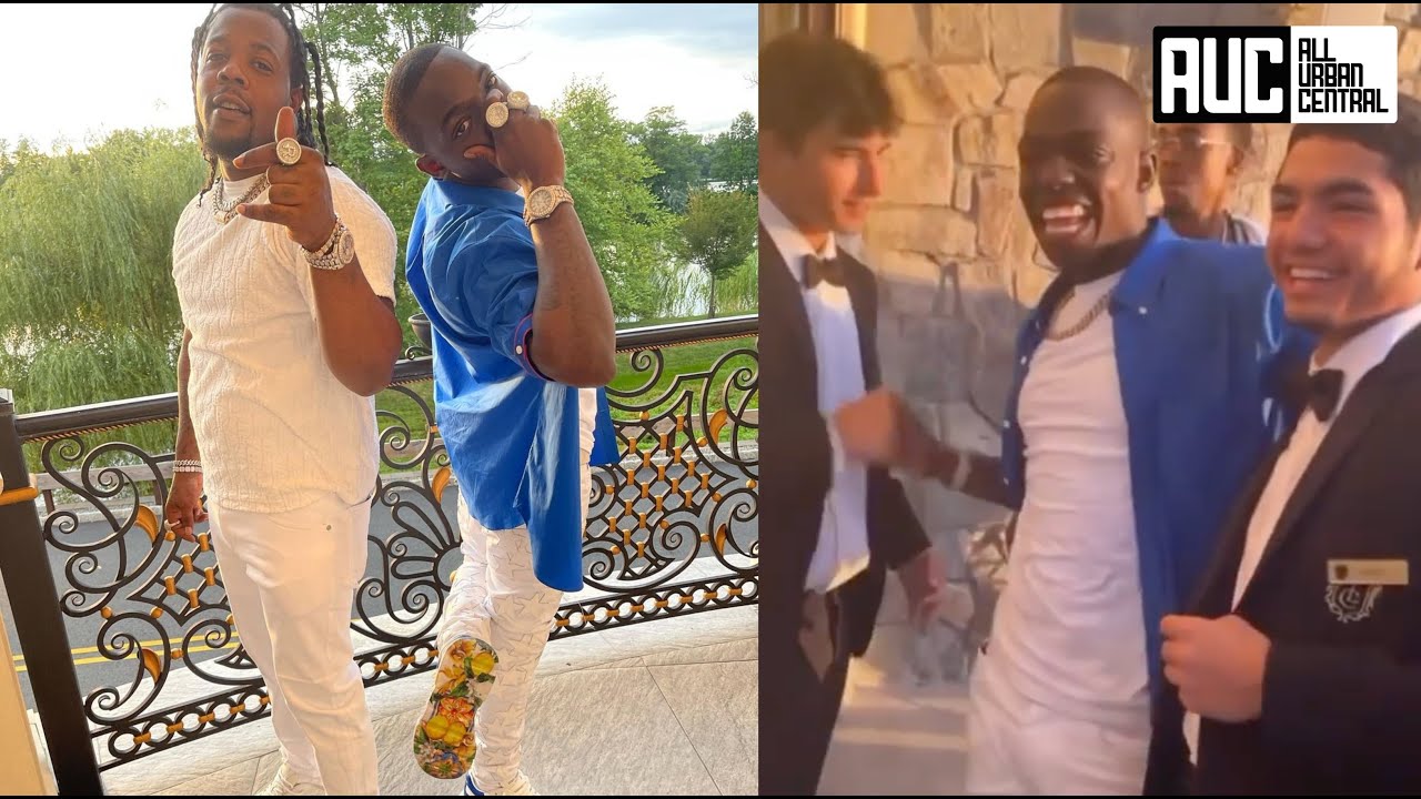 Bobby Shmurda Rowdy Rebel Attends Greasy Hussle Baby Shower