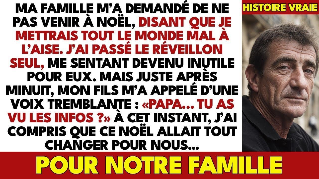 On m’a dit de ne pas venir à Noël — le lendemain, mon fils a appris que j’étais millionnaire